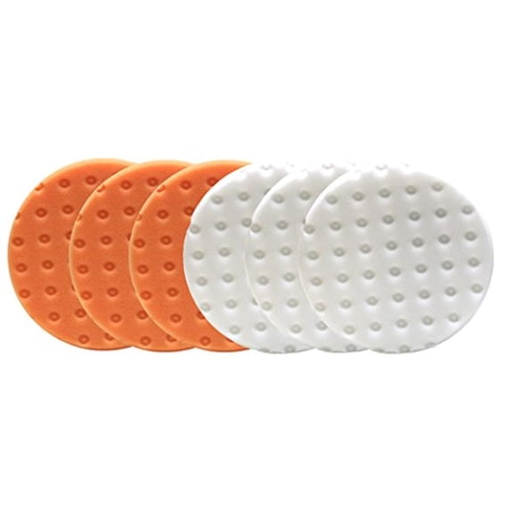 Smart Foam Pads Dual Action 5.5 inch Cut and Polish Combo | Perform 2-Step Compounding/Polishing Automotive Paint Correction Detail with Ease!