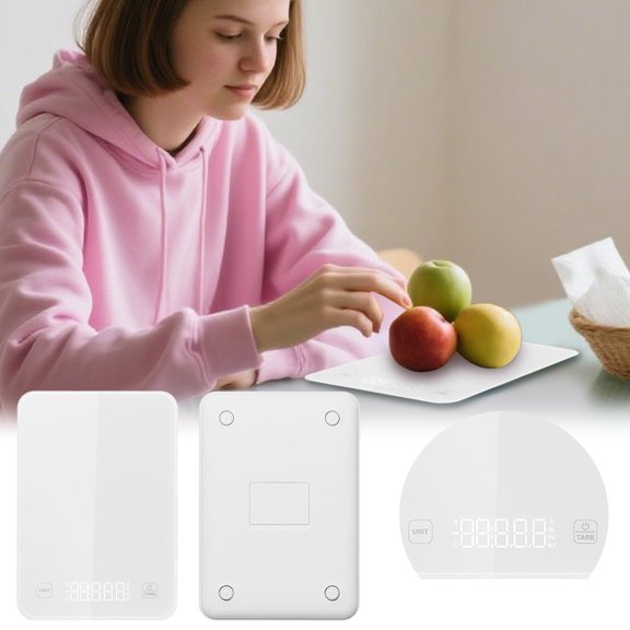 Smart Food Scale Digital Kitchen Scale with Nutritional Calculator App Precise Scale for Weight Loss,Calorie Counter,Macro Tracking,Baking, Cooking, Meal Prep,Fitness Healthy Eating