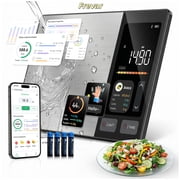 Smart Food Scale with Nutritional Calculator, Free APP with 24 Nutrients Tracking, Calorie, Macro, Premium Stainless Steel Digital Food Scale for Meal Prep Weig