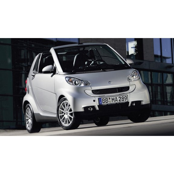 Smart Fortwo Cabrio Passion 300 - 12x18 Inch Laminated Poster - Stunning Detail and Bold Colors