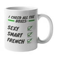 thumbnail image 1 of Smart, French Themed Coffee & Tea Gift Mug (11oz), 1 of 3