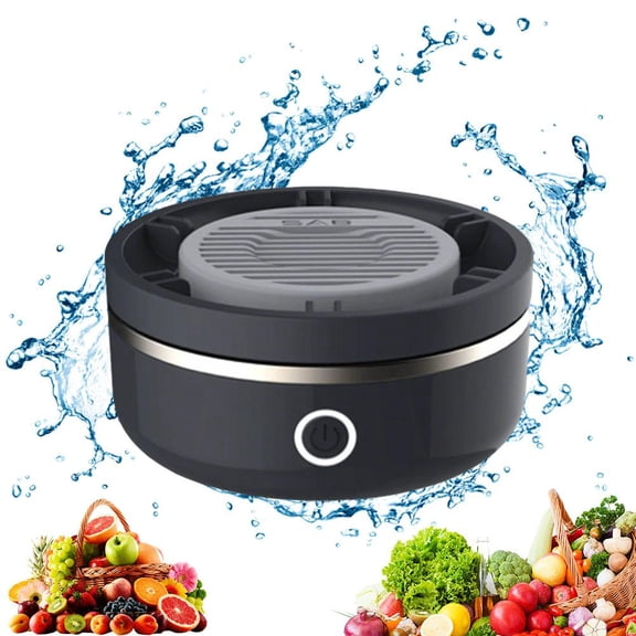Smart Fruit and Vegetable Washing Machine - Titanium Electrolysis Produce Purifier Deep Vortex Food Cleaner Device for Fruits, Veggies, Meat & Seafood - Portable & USB Rechargeable