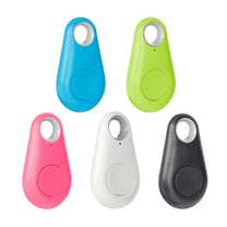 Smart GPS Tracker Key Finder Locator Wireless Anti Lost Alarm Sensor Device for Kids Car Wallet Pets Motorcycles Luggage Smart Phone Selfie Shutter APP Control Compatible IOS Android