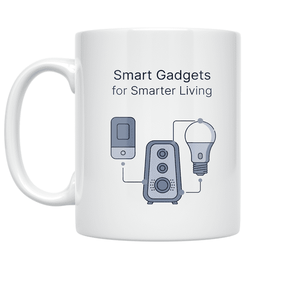 Smart Gadgets for Smarter Living - Tech Enthusiast - 11 oz Ceramic Coffee Mug