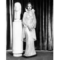 thumbnail image 1 of Smart Girl Gail Patrick In A White Satin And Silver Lace Dress With Sable Trim 1935 Photo Print, 1 of 2