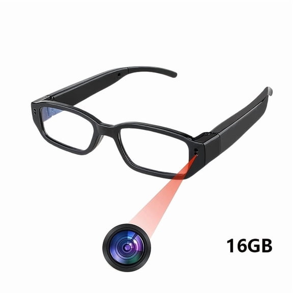 Smart Glasses with 1080P Camera, Digital Video Recorder Glasses, Eye Protection DV Camera, Portable Recording Glasses with TF Card & Long Battery Life