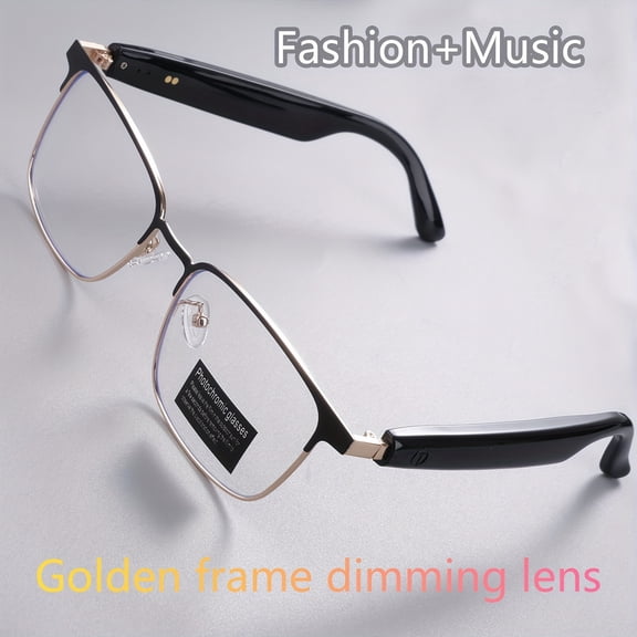Smart Glasses 2025: Wireless Bluetooth Audio Glasses for Music & Calls, Color-Changing Frames, Anti Blue Light, for Sports Driving Indoor & Holiday Gifts