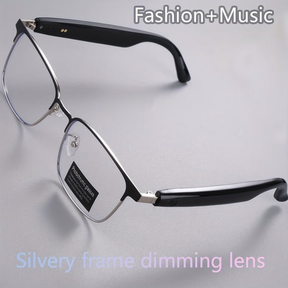Smart Glasses 2025: Wireless Bluetooth Audio Glasses for Music & Calls, Color-Changing Frames, Anti Blue Light, for Sports Driving Indoor & Holiday Gifts
