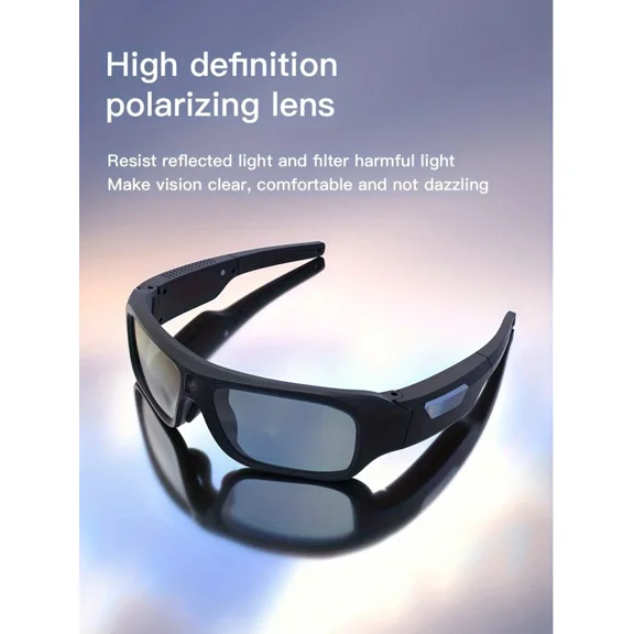 Smart Glasses 4K Camera - Sports Action Video Recorder with DV Camcorder, Eye Protection & Built-in Memory Card - Ideal Gift for Outdoor Enthusiasts (Spring Festival, Holidays) for Men Women