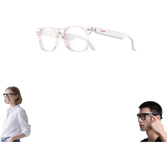 Smart Glasses, Ai Smart Glasses with HD Camera, Video Recording, Music Playback, Hands-Free Calling, for Home/Office/Outdoor