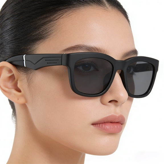 Smart Glasses Bluetooth Polarized Sunglasses with Speaker, Smart Touch Audio Glasses, UV Protection, Unisex,