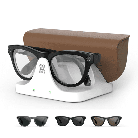 Smart Glasses Charging Dock Compatible with Ray-Ban Meta Smart Glasses Portable charging stand for glasses that can charge the glasses case Ray-Ban Meta glasses accessories