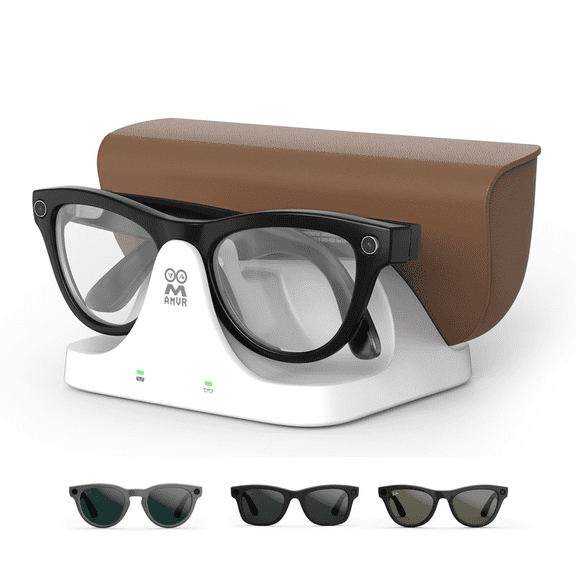 Smart Glasses Charging Dock Compatible with Ray-Ban Meta Smart Glasses Portable charging stand for glasses that can charge the glasses case Ray-Ban Meta glasses accessories