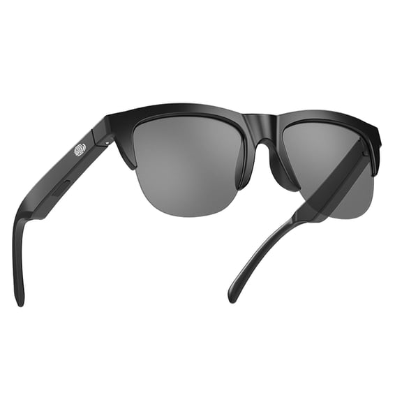 Smart Glasses Polarized Sunglasses with Built-In Mic Speakers UVA Voice Assistant Audio Sun Glasses for Cycling