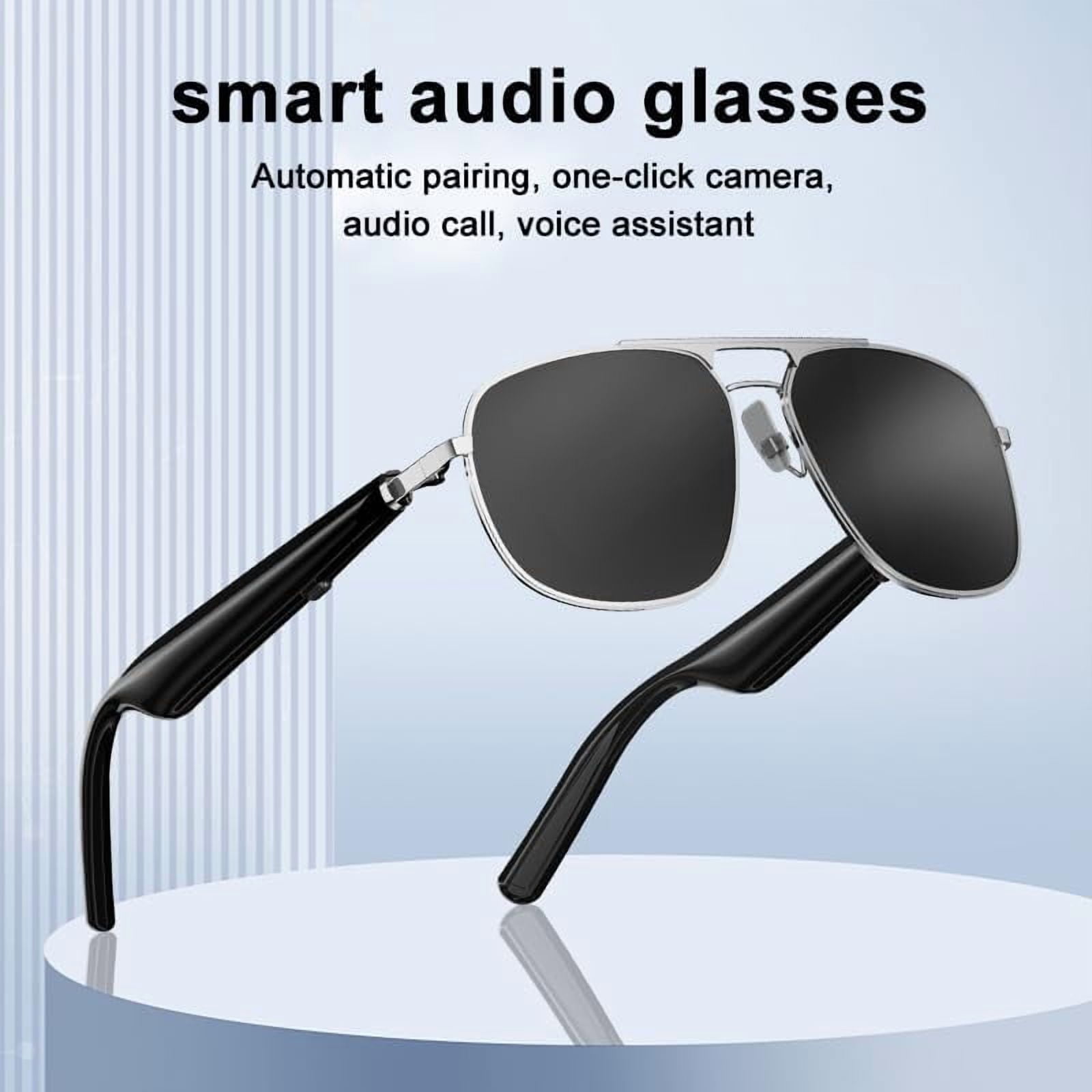 NEW Smart Glasses Bluetooth Speaker UV Protection Voice Control Blue Light Lens SkyGenius Smart Glasses with Bluetooth Speaker, Liberia | Ubuy main image 3