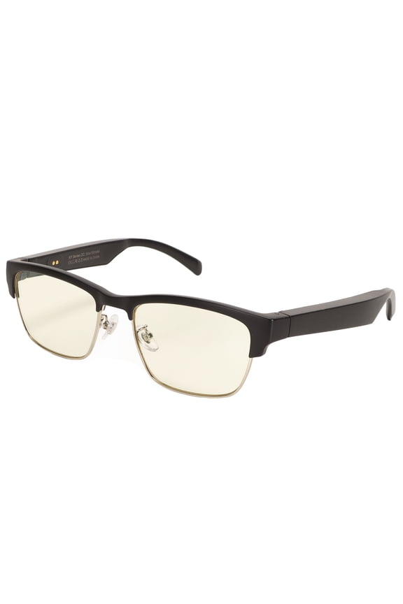 Smart Glasses, Touch Switch Bone Conduction Stereo Glasses Music For Sports For Men B Silver