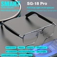 thumbnail image 1 of Smart Glasses, Wireless Audio Music Glasses For Men Women With Wireless Speaker, Voice Control And Anti-Blue Light Lenses, Open Ear Music&Hands-Free Calling, 1 of 10