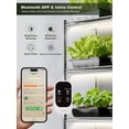 thumbnail image 1 of Smart Grow Lights for Indoor Plants with APP, 15" Full  Grow Light Strips, G6 Plant Light Strip with auto Timer, 3 Angle dimming Levels for Plant Shelf, 6-Pack (White, 48W), 1 of 8