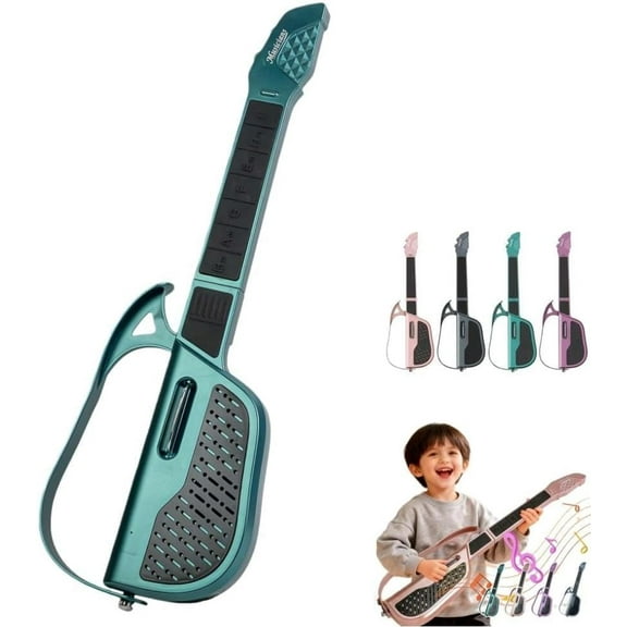 Smart Guitar - Stringless String Instrument,Smart Guitar DJ Controller,Rechargeable Portable Stringless Guitars,Electric Portable Guitars Adult Family Function,for Kids and Musicians