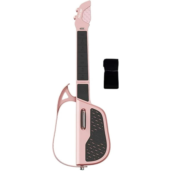 Smart Guitar - Stringless Electric Instrument & Portable Digital Guitar Trainer with Automatic Chord Mode, Foldable Silent Acoustic Bass Combo for Beginners Adults