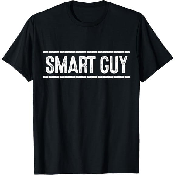 Smart Guy Intelligent Graphic Design T-Shirt BLACK Unisex S-5XL Hot Trending Shirt, Vintage Birthday Gift