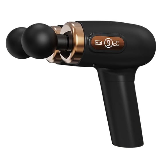 Smart Handheld Fascia Gun with Smart Frequency Conversion, Silent Mini Muscle Massager for Neck and Back Tension, Rechargeable Percussion Tool with Digital Display