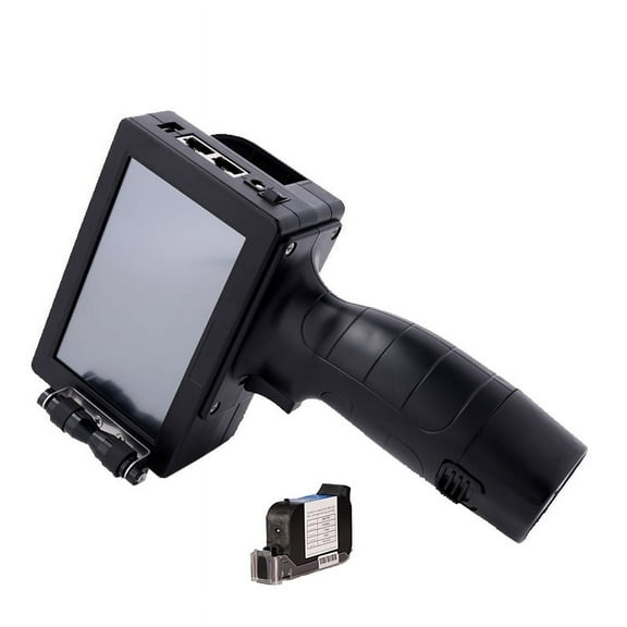 Smart Handheld Inkjet Printer, Lot Number QR Barcode Jet Coding Machine, Portable Permanent Quick Dry ,Crisp, Vibrant Prints