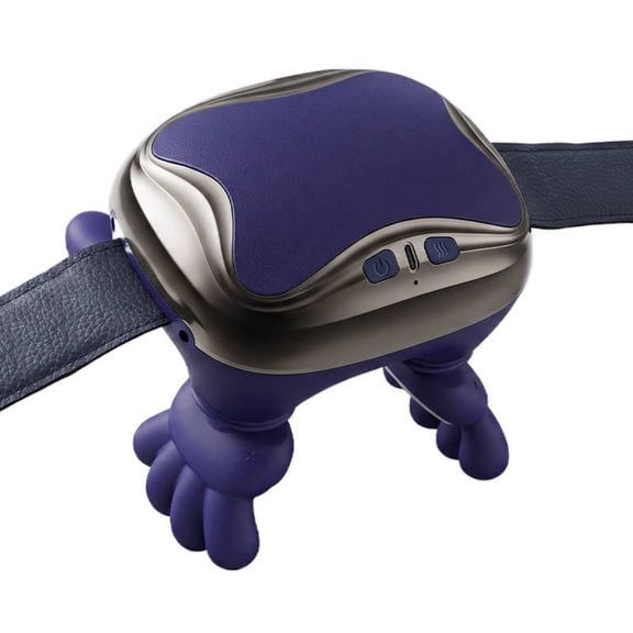 Smart Handheld Neck Relaxer with Hands-Free Support, Cordless Full Coverage Kneading Massager with Infrared Heat, Multi-Frequency Vibration Wellness Tool