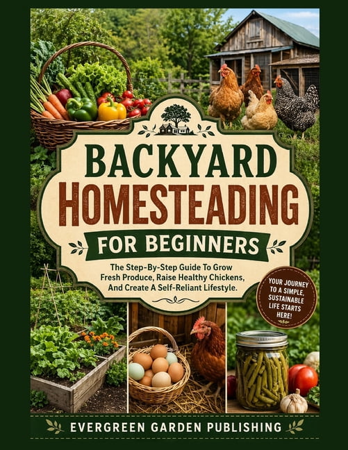 Smart Harvest Gardening Backyard Homesteading For Beginners: The Step ...