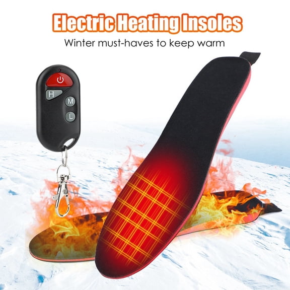Smart Heating Insoles Temperature-Controlled Foot Warmers Electrically Heated Insoles Large-Size Thermal Insoles L