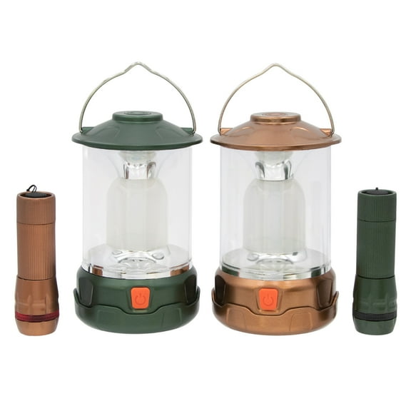 Smart Home 4pc Super Bright Mini 16 LED Lantern Flashlight Set