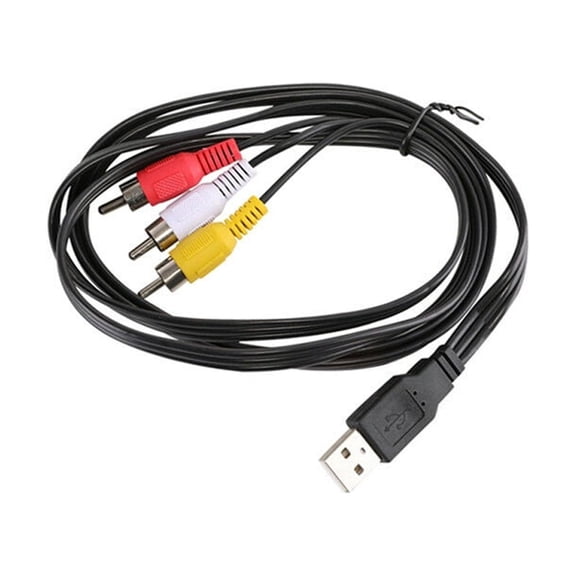 Smart Home Accessory USB to 3 Audio Video Set for TV and Media Centers with 15m Length and Copper