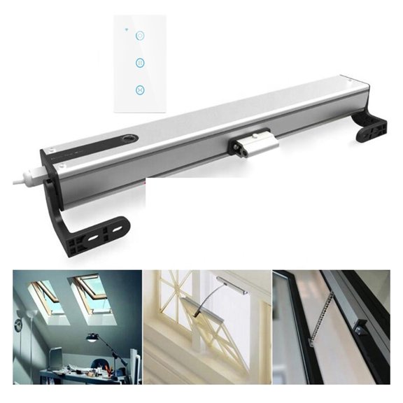 Smart Home Automatic 24v DC Window Opener Electric Remote Control With Tuya App 100mm -400mm Adjustable