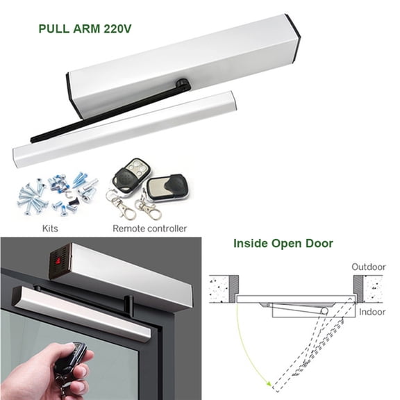 Smart Home Automatic Swing Door Opener Closer Electric Garage Gate Operator Optional Sensor Remote Control Big Gate Motor ,Easy to Operate