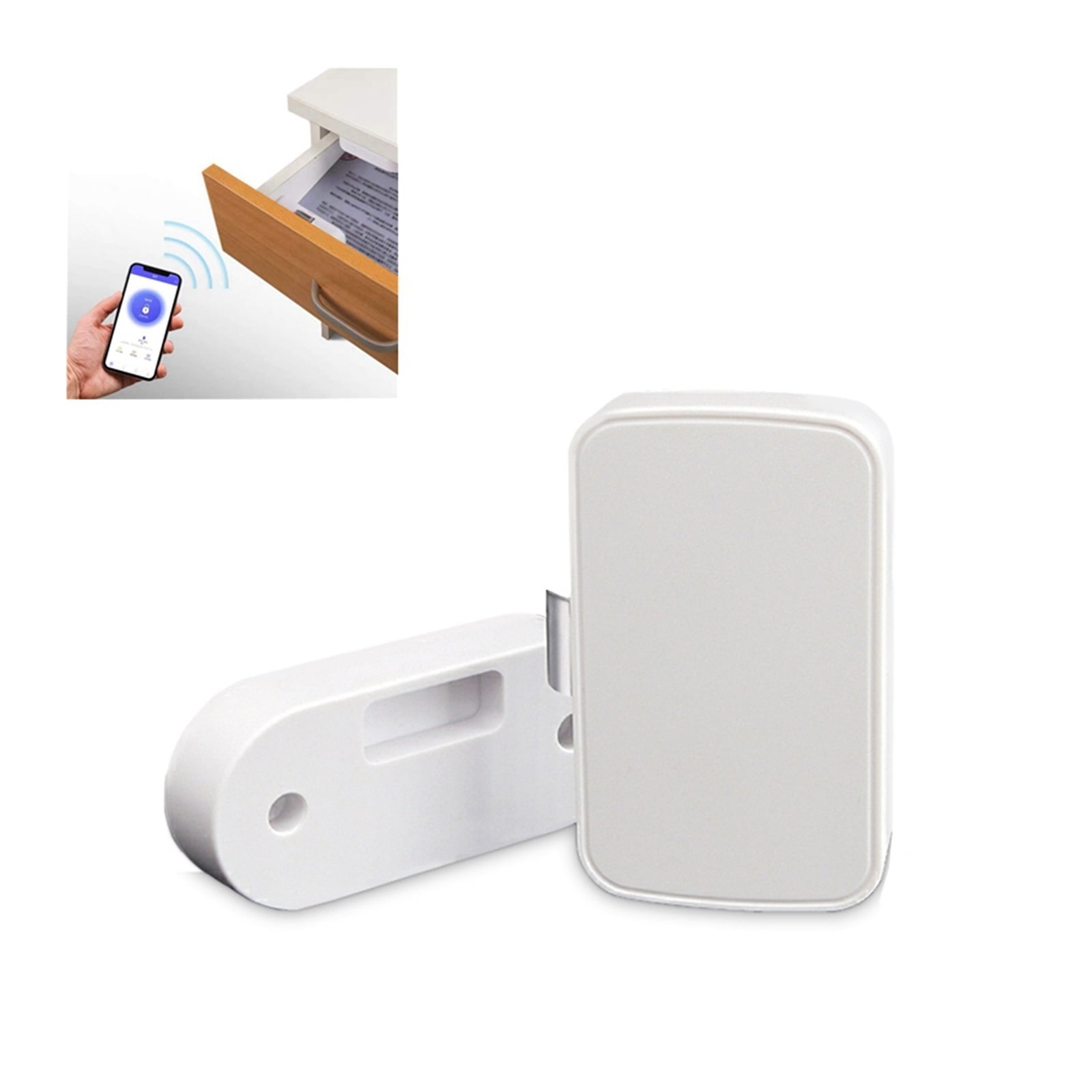 Smart Home Biometric Fingerprint Lock Hidden Drawer Electronic Lock ...