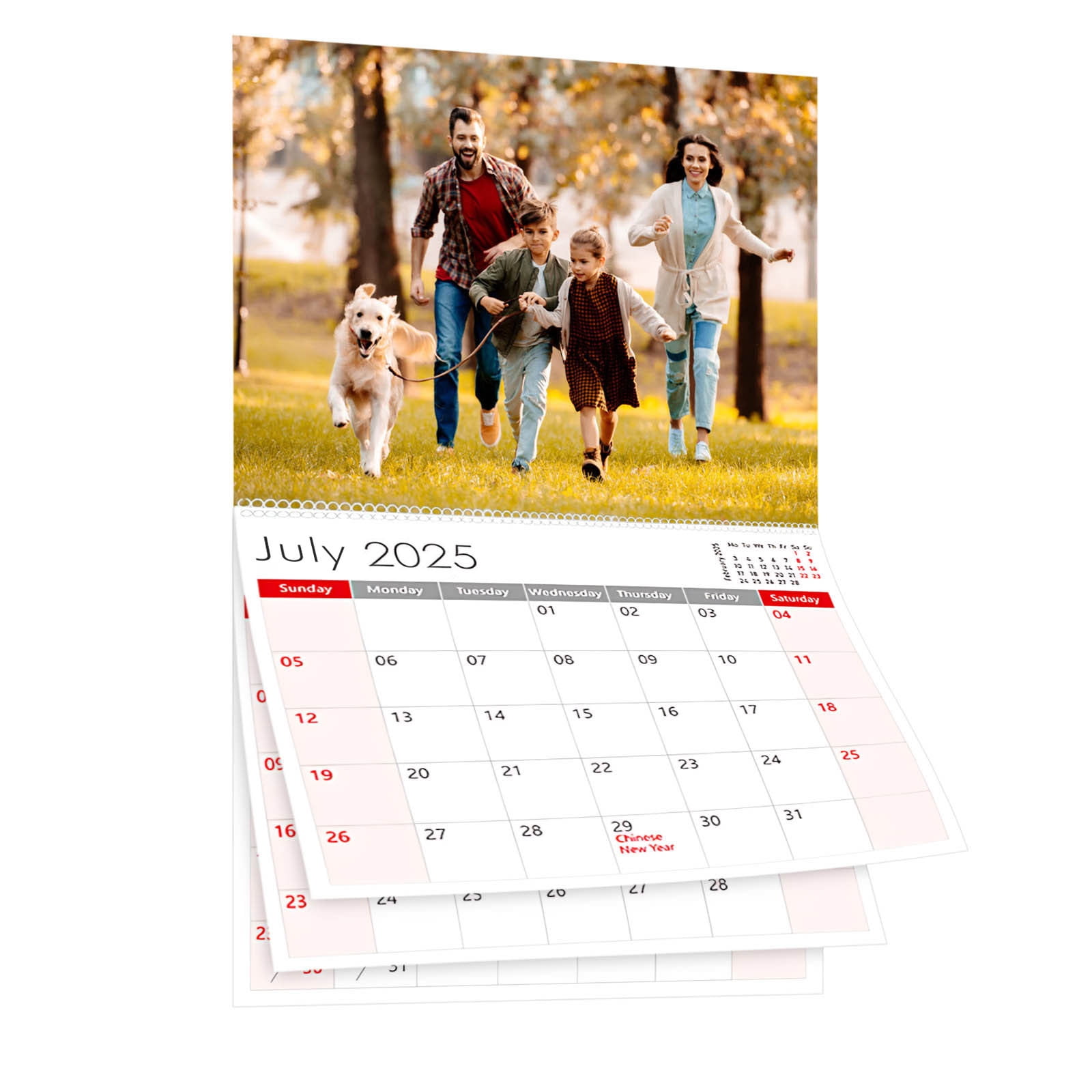 Smart Home Buy Custom Photo Calendar Personalized 2025.72026.6 Wall