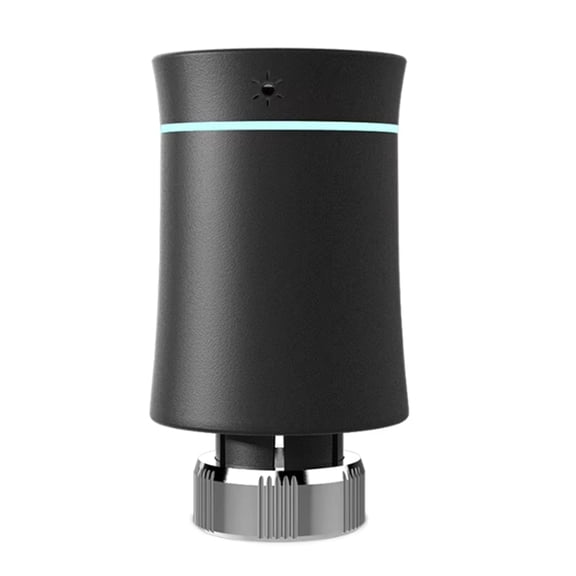 Smart Home Constant Temperature Air Valve App Timing Voice Remote Control Smart Temperature Control Switch Black