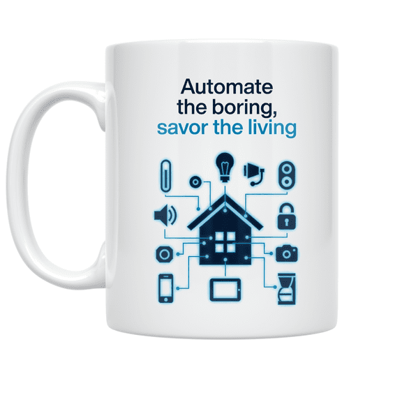 Smart Home Design - Tech Enthusiast - 11 oz Ceramic Coffee Mug