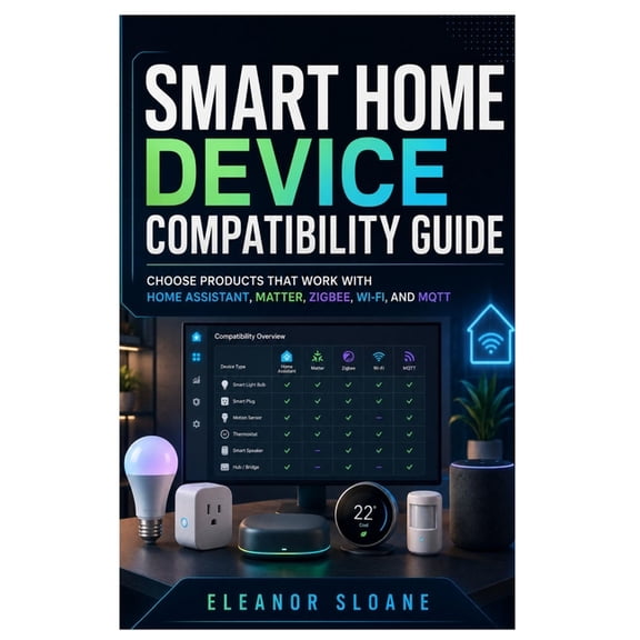 Smart Home Device Compatibility Guide: Choose Products That Work with Home Assistant, Matter, Zigbee, Wi-Fi, and MQTT, (Paperback)