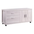 thumbnail image 1 of Smart Home Furniture 2-Drawer Contemporary Wood File Credenza in White Oak, 1 of 4
