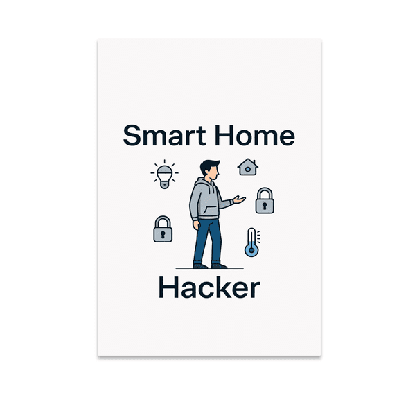 Smart Home Hacker Minimalist Poster - Tech Enthusiast - 13x19 Poster Print