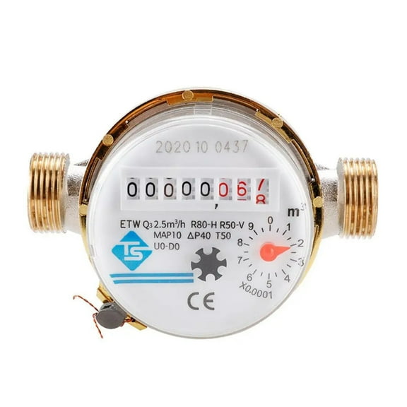 Smart Home Mechanical Rotary Wing Water Meter Type E Pointer Digital Cold Water Meter ,Versatile Applications