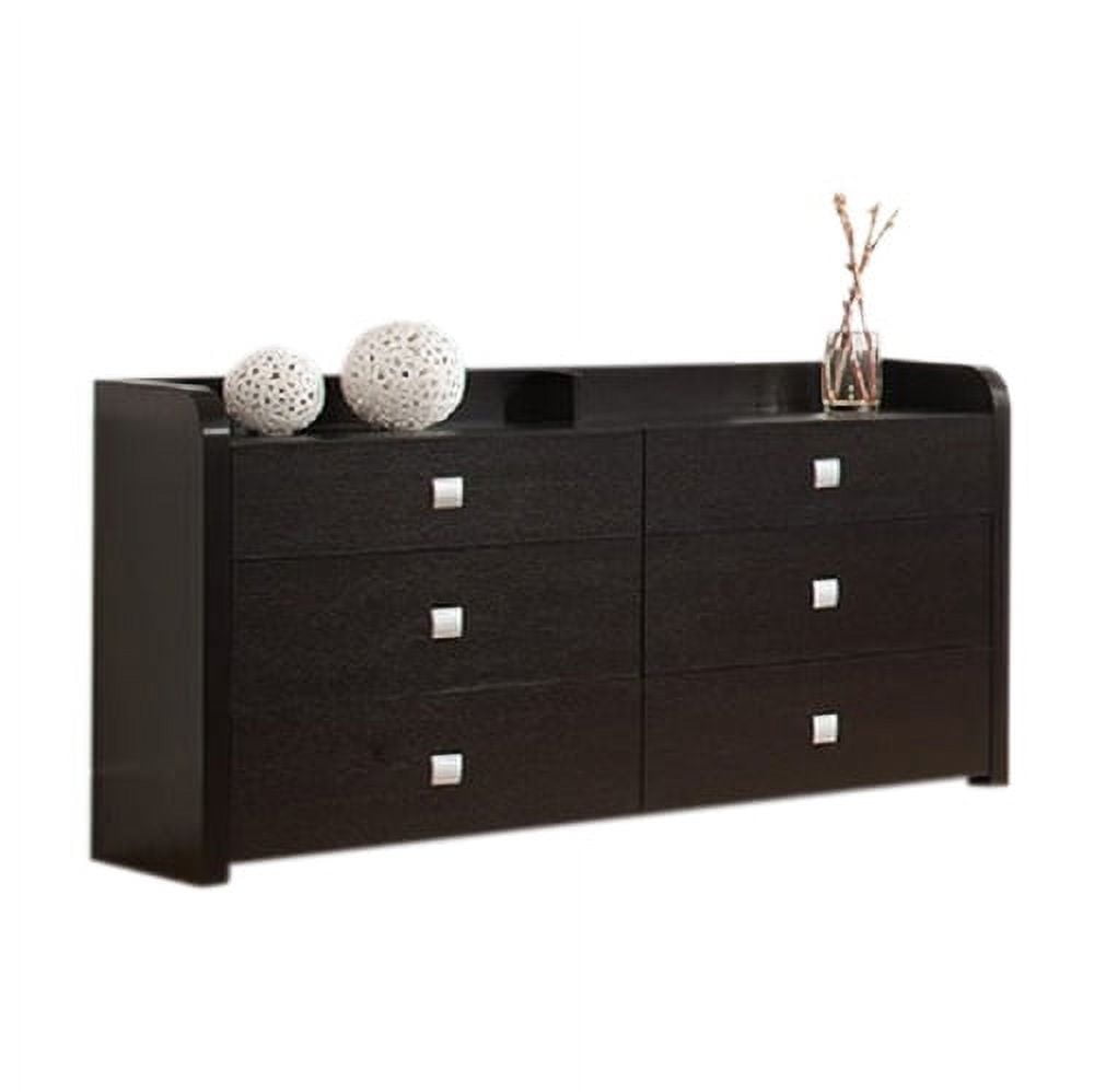 Smart Home Modern 6Drawer Dresser Organizer, Red Cocoa