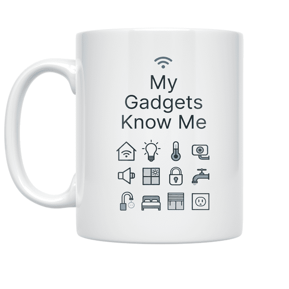 Smart Home Style - Tech-Savvy Individual - 11 oz Ceramic Coffee Mug