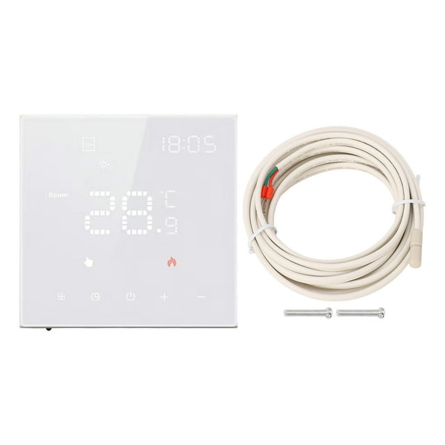Smart Home Thermostat White Color Touch Digital Thermostat for Home