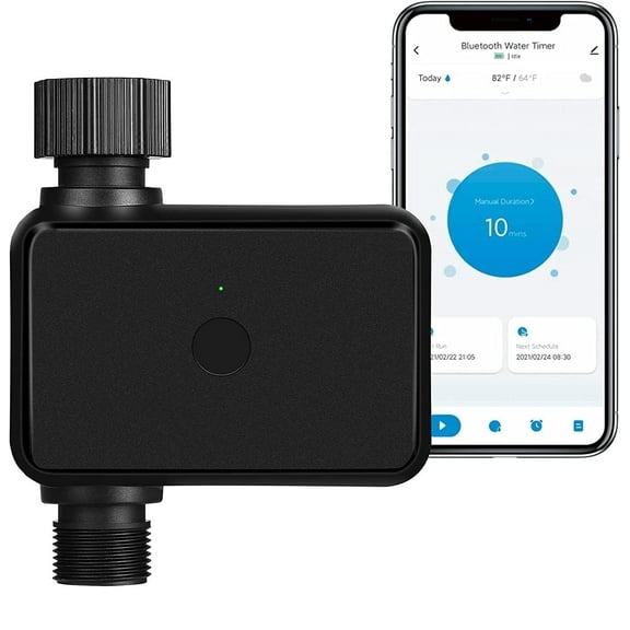 Smart Hose Timer for Outdoor Watering | Easy Faucet Install, Automate Water & Sprinkler Schedules for Lawn, Garden, & Yard Care