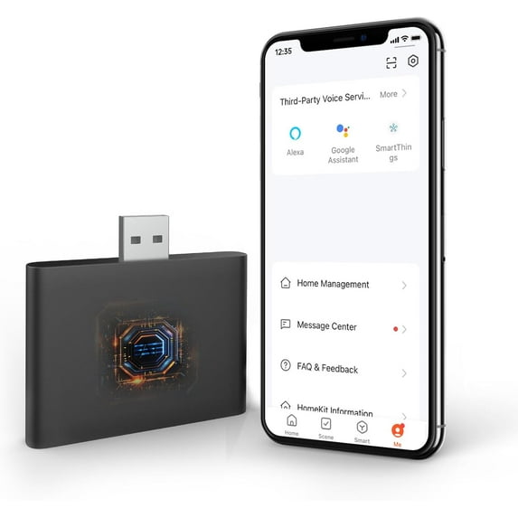 Smart Hub Bridge for Motorized Blinds Compatible with Alexa and Google Home