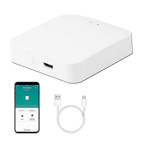 Smart Hub Gateway: Zigbee & Bluetooth Mesh Multi-Protocol Communication Gateway, App Remote Control, Voice Control, Intelligent Home Bridge, ONLY Support Tuya Smart Devices$$Electrical