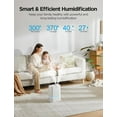 thumbnail image 1 of Smart Humidifier 4.5L for Bedroom & Mini Double Button Switch, 1 of 8