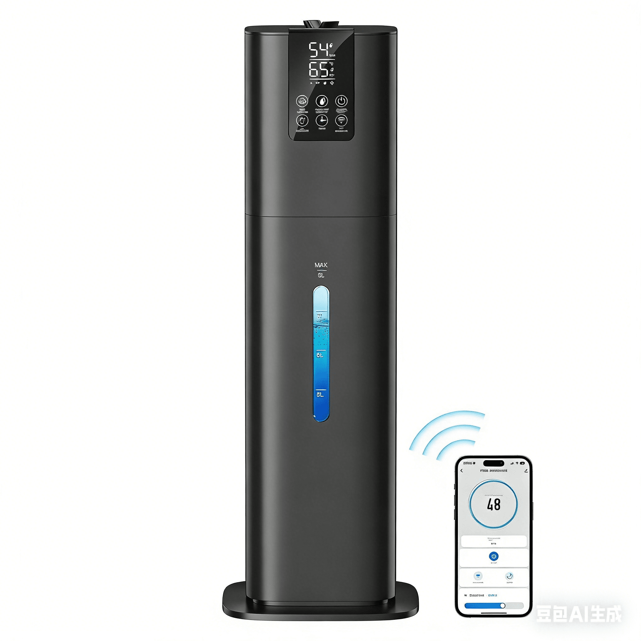 Smart Humidifiers Large Room Bedroom Home, 2.11Gal(8L) Quiet Top Fill Cool Mist Humidifier, Smart App & Remote Control, 3 Speed Humidifier with 360° Nozzle, Humidity Setting for Baby Office